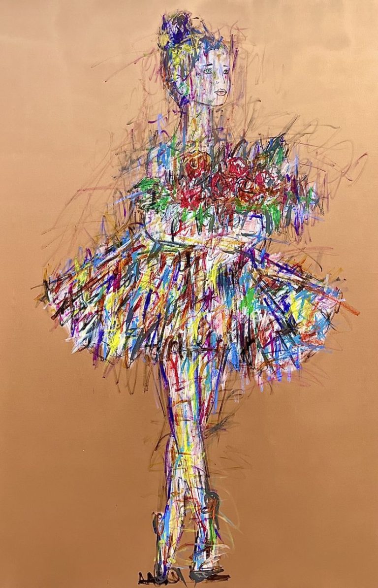 Kiko Le Bouquet De La Ballerine HD 195×130 Cm