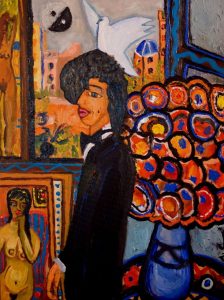 CAMARÓ - Intimidad En El Estudio Con Florero Azul