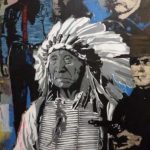 Indian And Cowboys 195 X 130 Cm