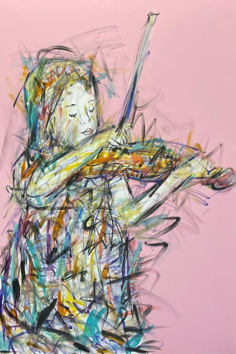 Kiko Collection Violoniste Rose 150 X 100 Cm