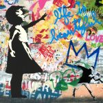 MR BRAINWASH Balloon Girl 127 X 96.5 Cm Technique Mixte Sur Papier (3)