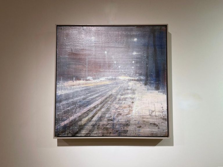 Quincoces Perspectiva De Nieve En Berlín Huile Sur Bois (4)