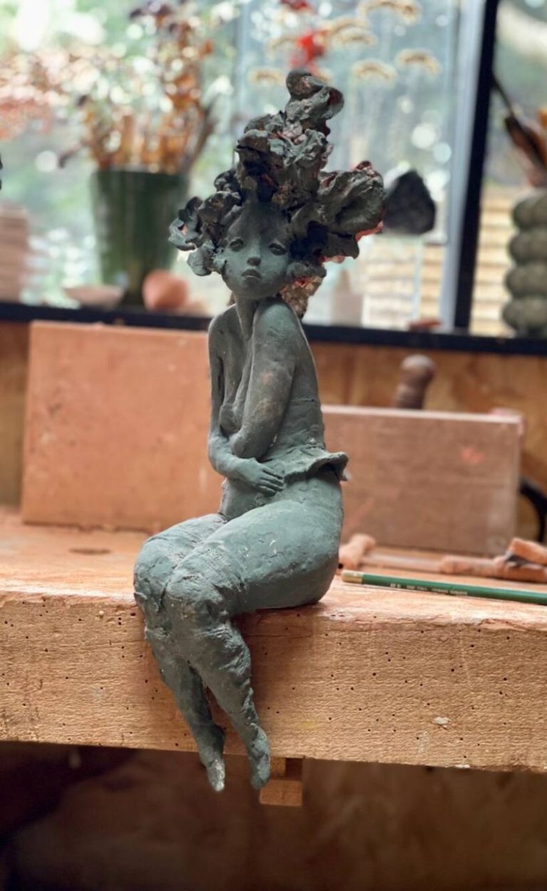 HADIDA Petite Adèle Bronze 43 X 15 X 15 Cm