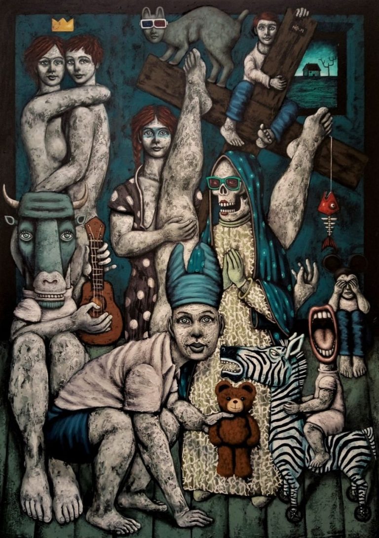 MONJO Espace Développement Personnel 162 X 114 Cm (Vendu)